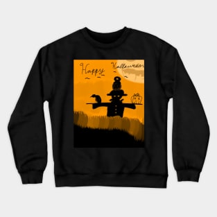 scarecrow in the fields Crewneck Sweatshirt